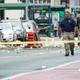 Two members of the FBI work at the scene of an explosion in the Chelsea neighborhood of Manhattan on Sept. 18, 2016, in New York City.
Drew Angerer/Getty Images